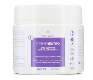 Creme Corporal Natural Neutro Base para Massagem